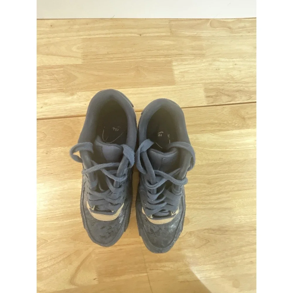 NIKE Air Max 90 SD Dark Obsidian Women's 8 Navy Dark Blue Tan White‎ 920959-400